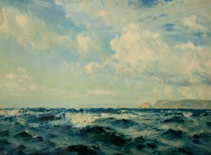 Um Breezy Day fora da Ilha de Wight, 1890